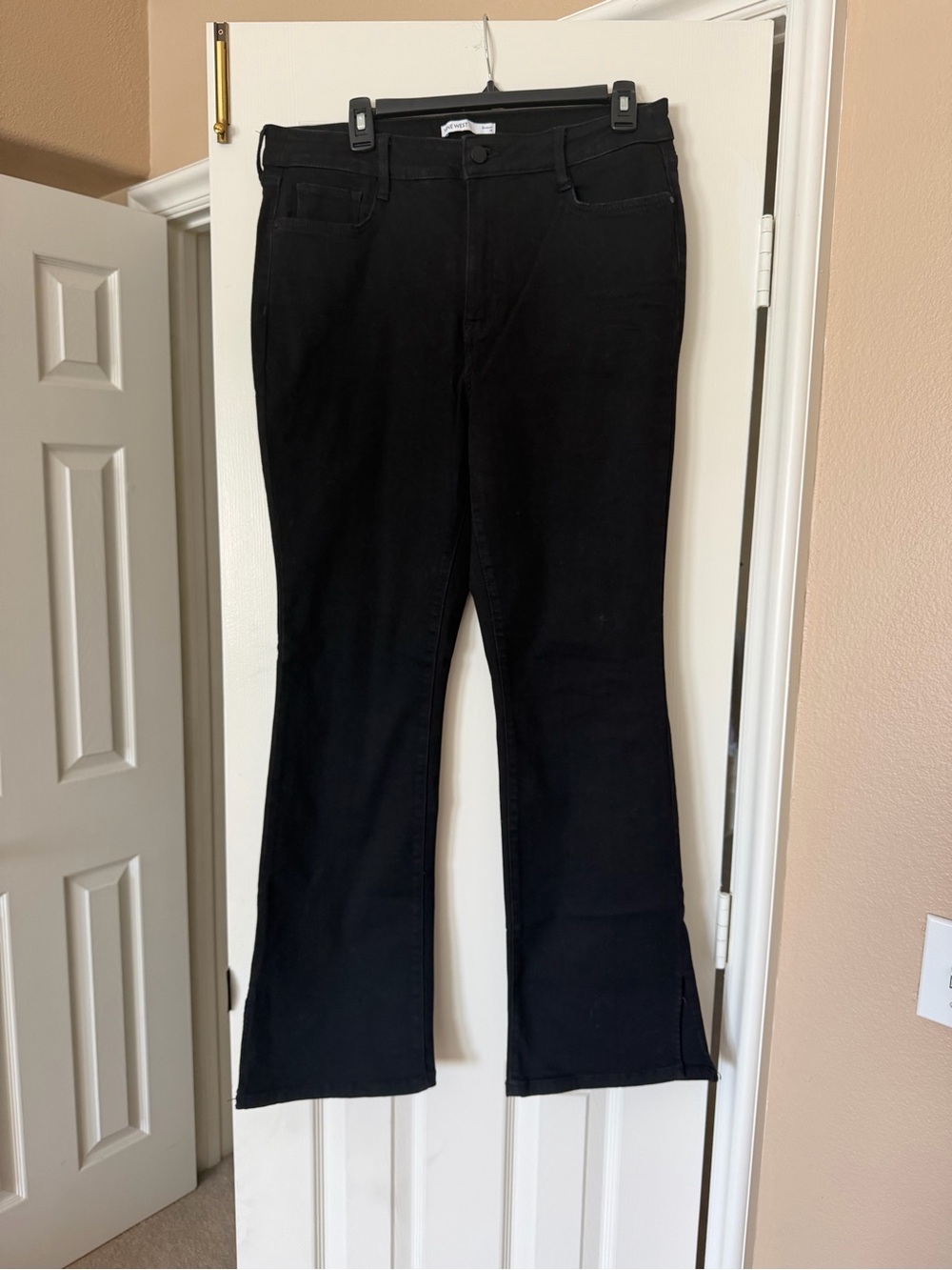Nine West Black Flare Jeans - Stretch Wide Leg